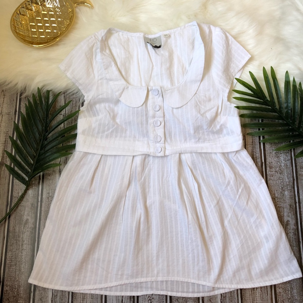Anthropologie HD in Paris white blouse